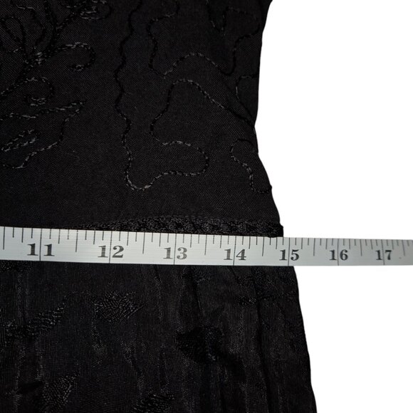 Just Cruising Womens Free Size Midi Dress Black Flowy Whimsygoth Fairygrunge - Picture 13 of 14